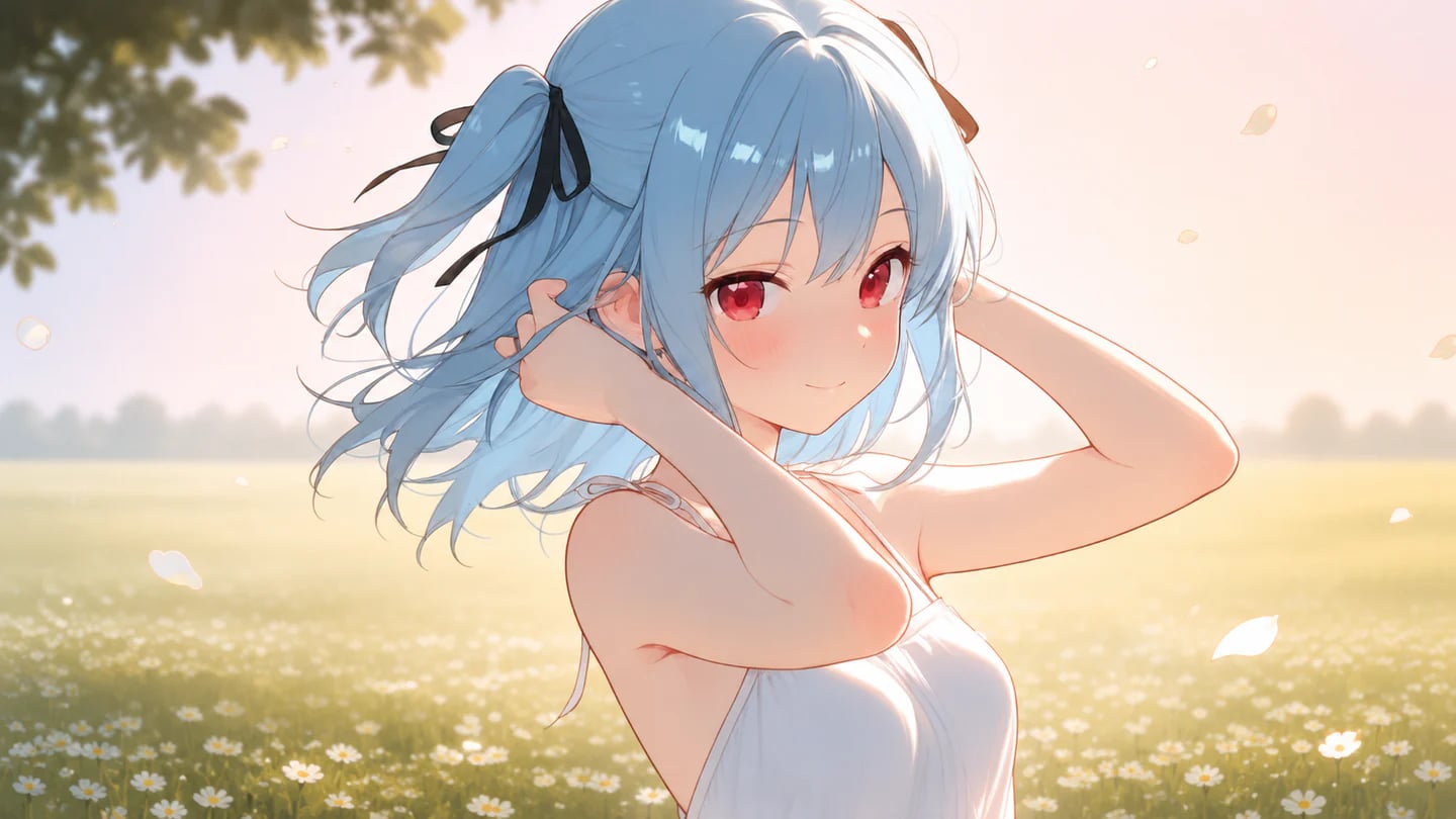 Anime portrait sample for Wai SDXL